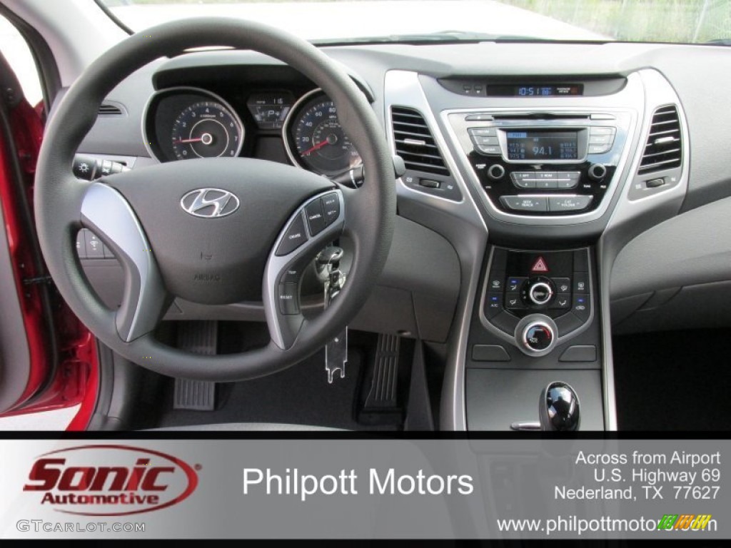 2016 Elantra SE - Red / Gray photo #23