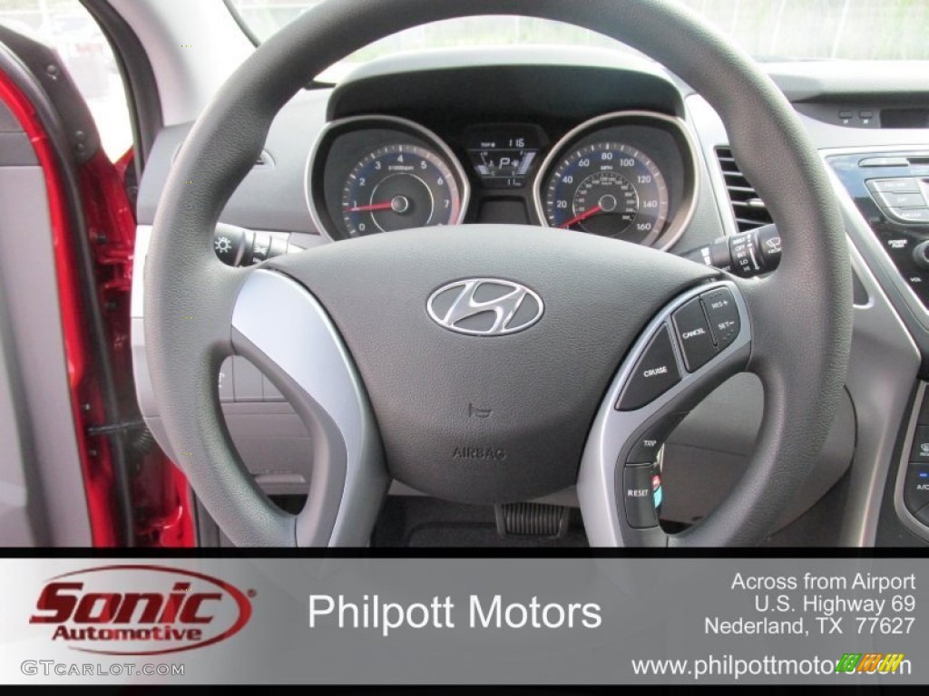 2016 Elantra SE - Red / Gray photo #28