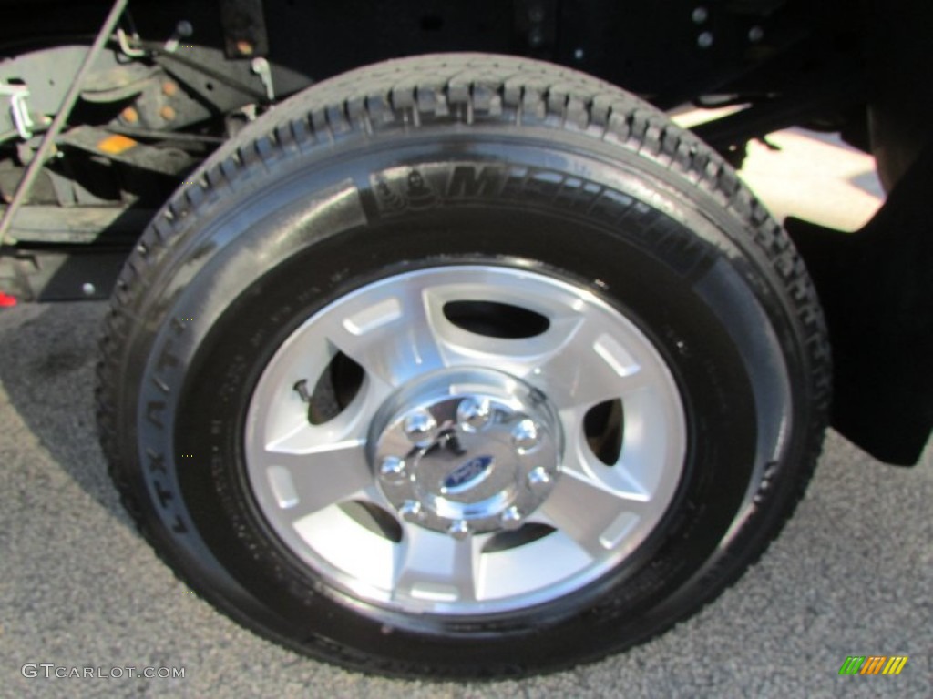 2012 F350 Super Duty XLT SuperCab 4x4 - Vermillion Red / Steel photo #47