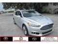 2015 Ingot Silver Metallic Ford Fusion Titanium  photo #1