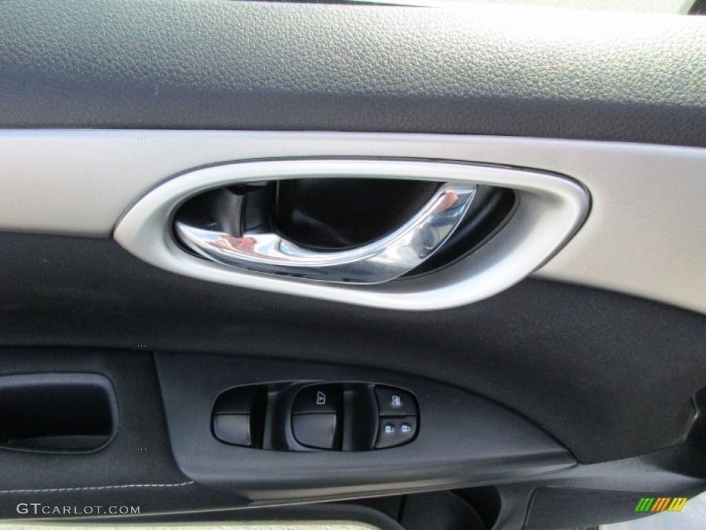 2014 Sentra S - Aspen White / Charcoal photo #10