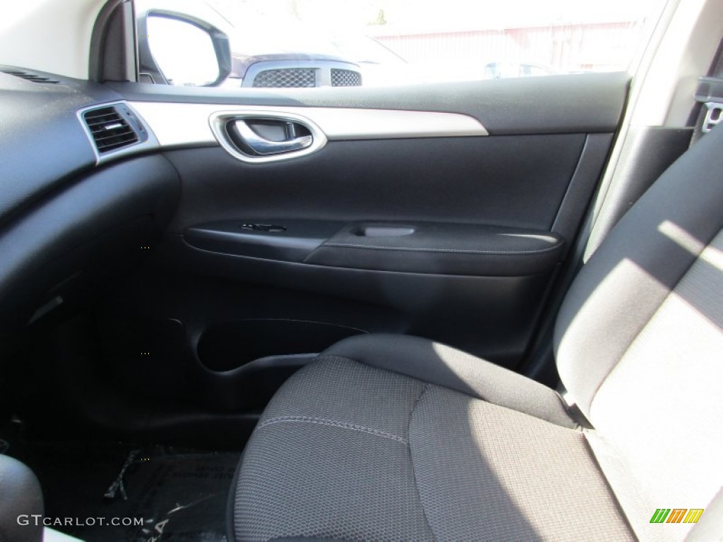 2014 Sentra S - Aspen White / Charcoal photo #16
