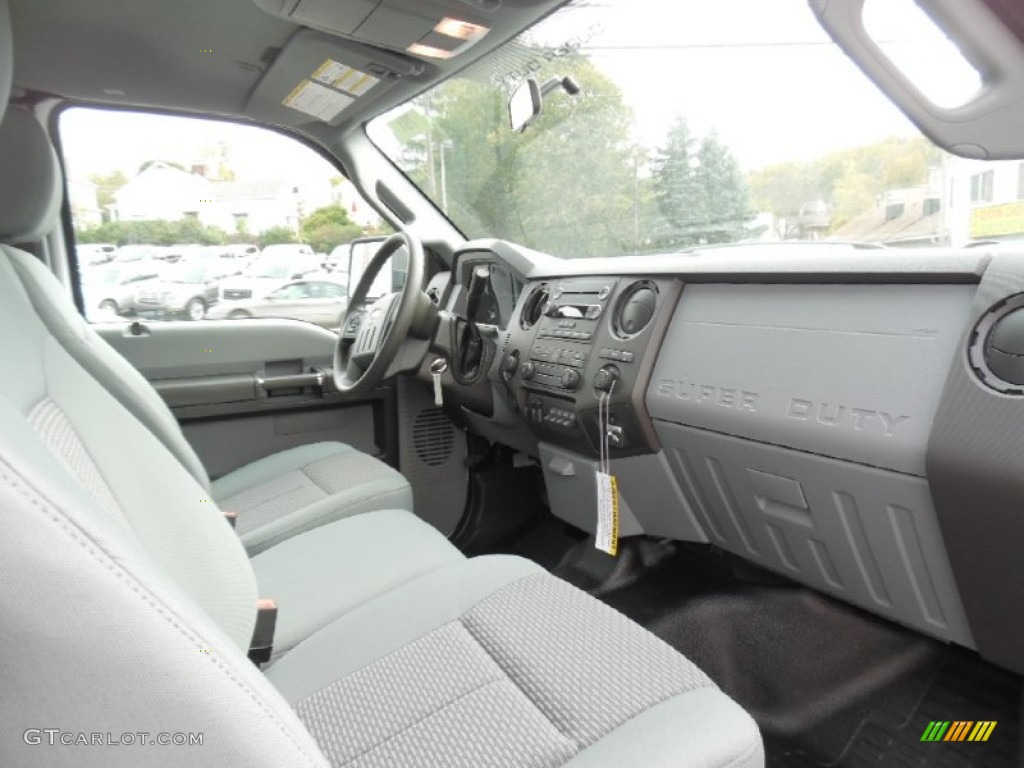 Steel Interior 2016 Ford F350 Super Duty XL Super Cab 4x4 Photo #107925362