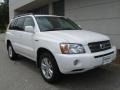 Super White - Highlander Hybrid Limited 4WD Photo No. 1