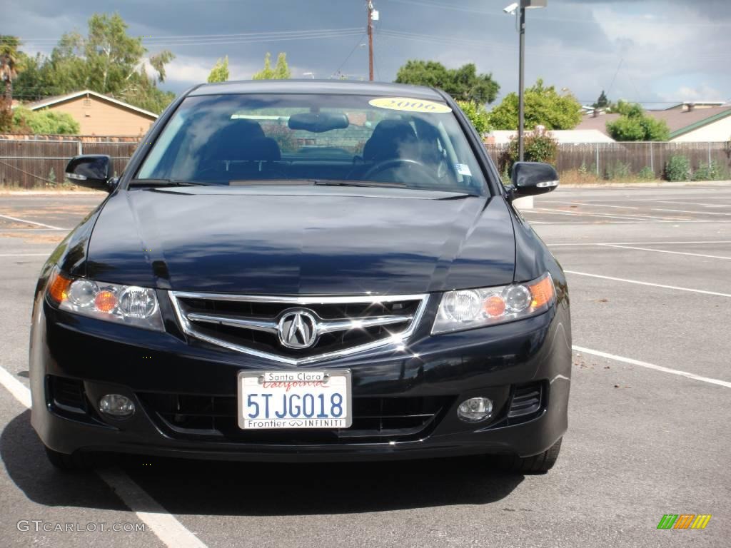 2006 TSX Sedan - Nighthawk Black Pearl / Ebony Black photo #2