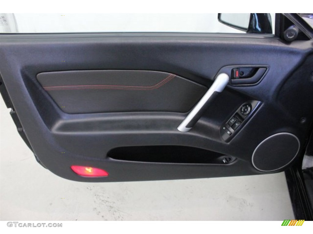 2006 Tiburon GT - Obsidian Black / Black/Red photo #9