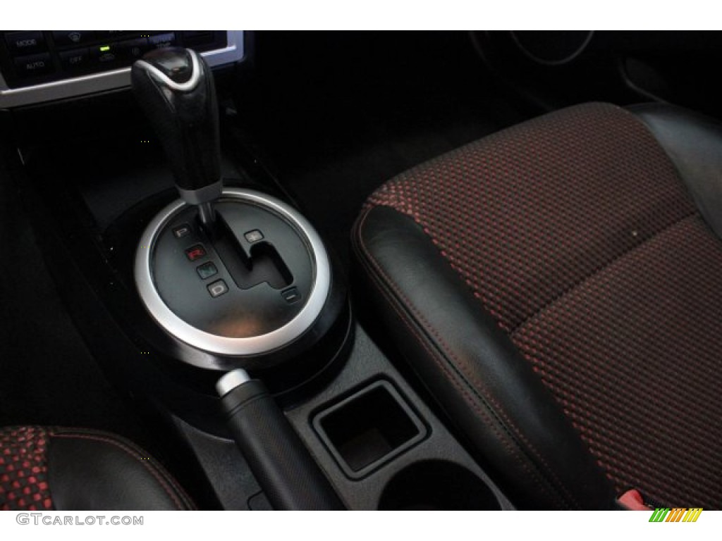 2006 Tiburon GT - Obsidian Black / Black/Red photo #13