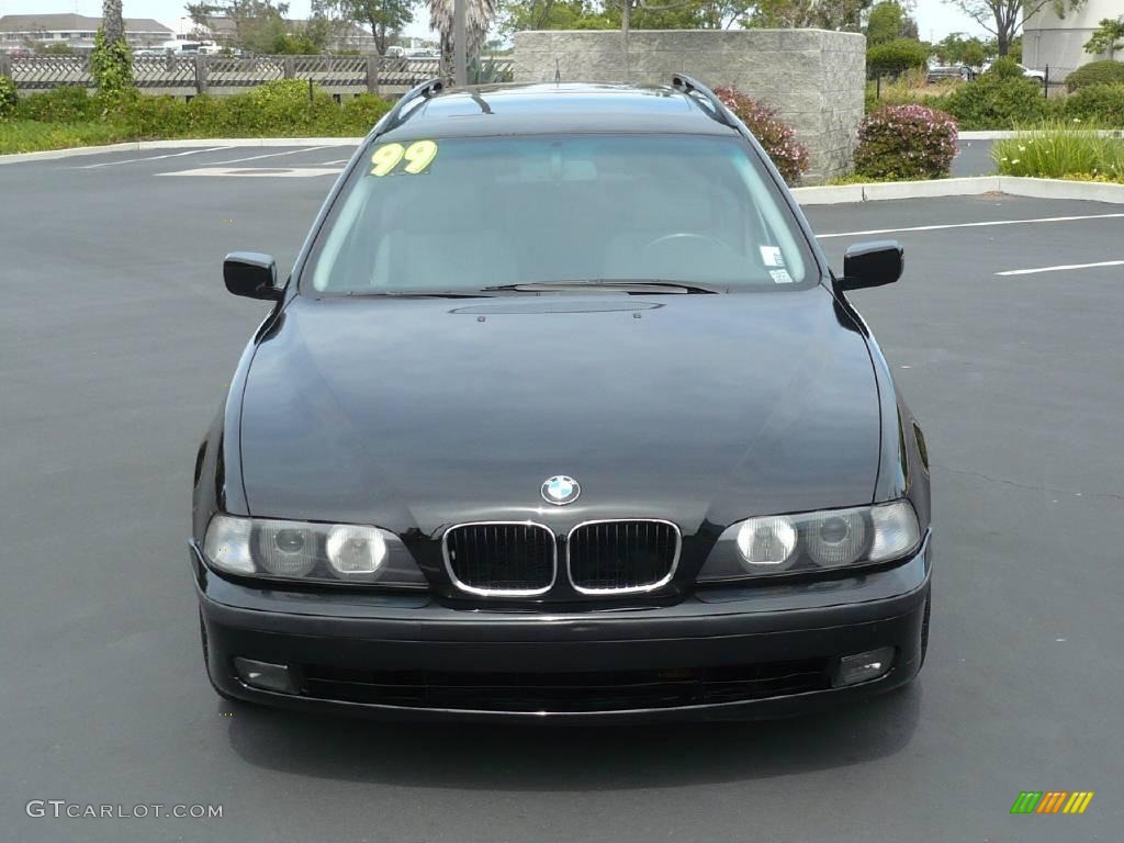 1999 5 Series 528i Wagon - Jet Black / Grey photo #2