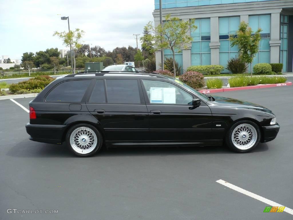 1999 5 Series 528i Wagon - Jet Black / Grey photo #7