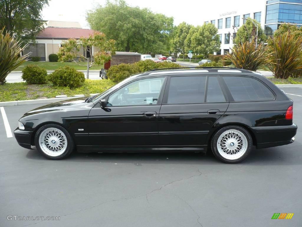 1999 5 Series 528i Wagon - Jet Black / Grey photo #8