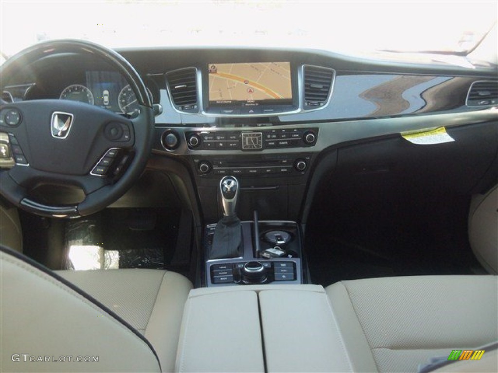 2016 Hyundai Equus Ultimate Ivory Dashboard Photo #107929830