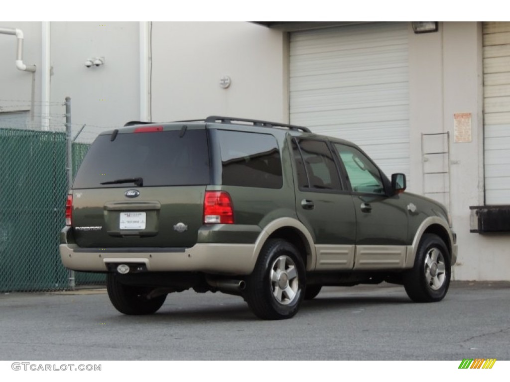 2006 Expedition Eddie Bauer 4x4 - Estate Green Metallic / Medium Parchment photo #7