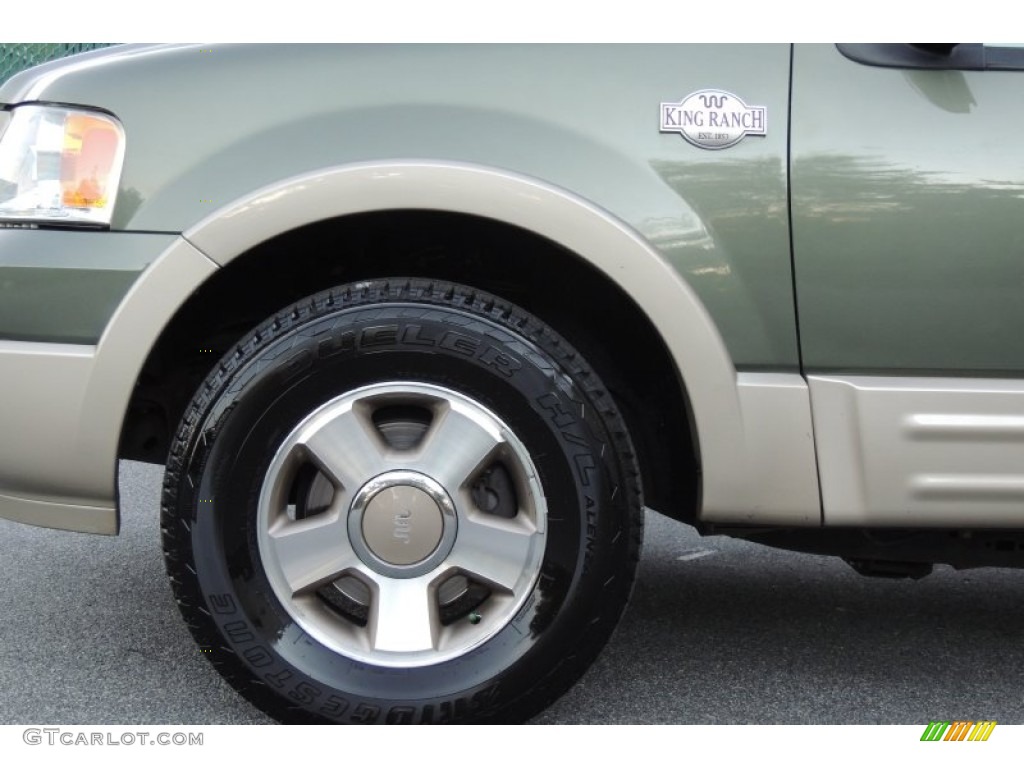 2006 Expedition Eddie Bauer 4x4 - Estate Green Metallic / Medium Parchment photo #36