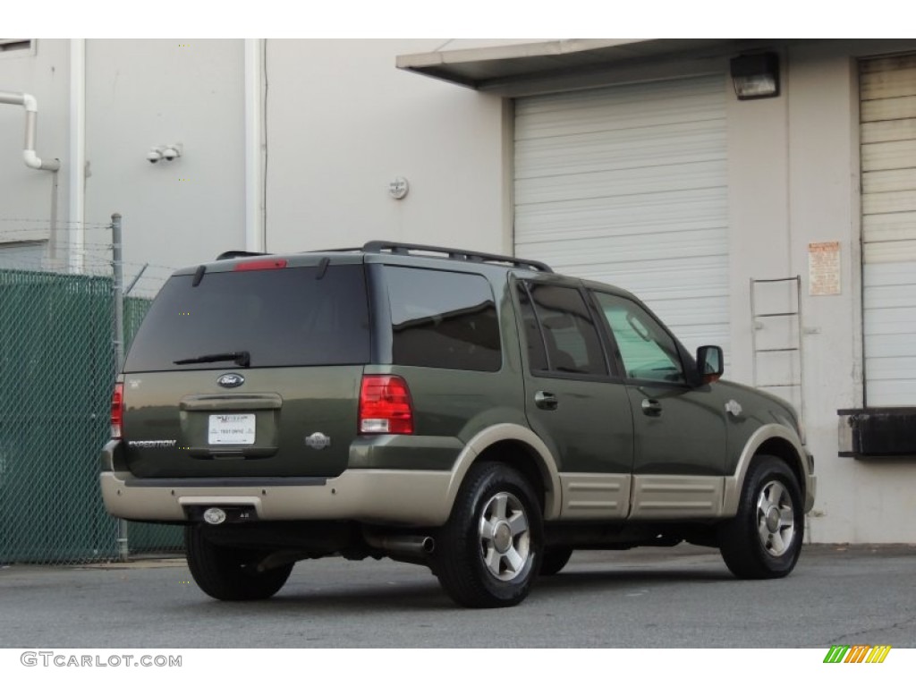 2006 Expedition Eddie Bauer 4x4 - Estate Green Metallic / Medium Parchment photo #40