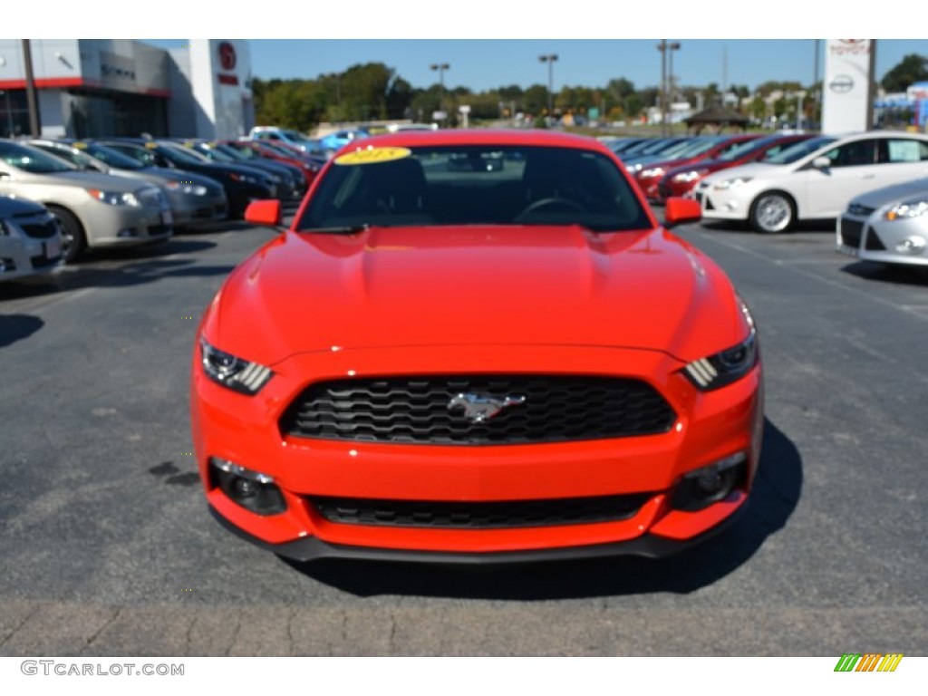 2015 Mustang EcoBoost Coupe - Race Red / Ebony photo #26