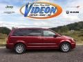 Deep Cherry Red Crystal Pearl 2016 Chrysler Town & Country Limited Platinum