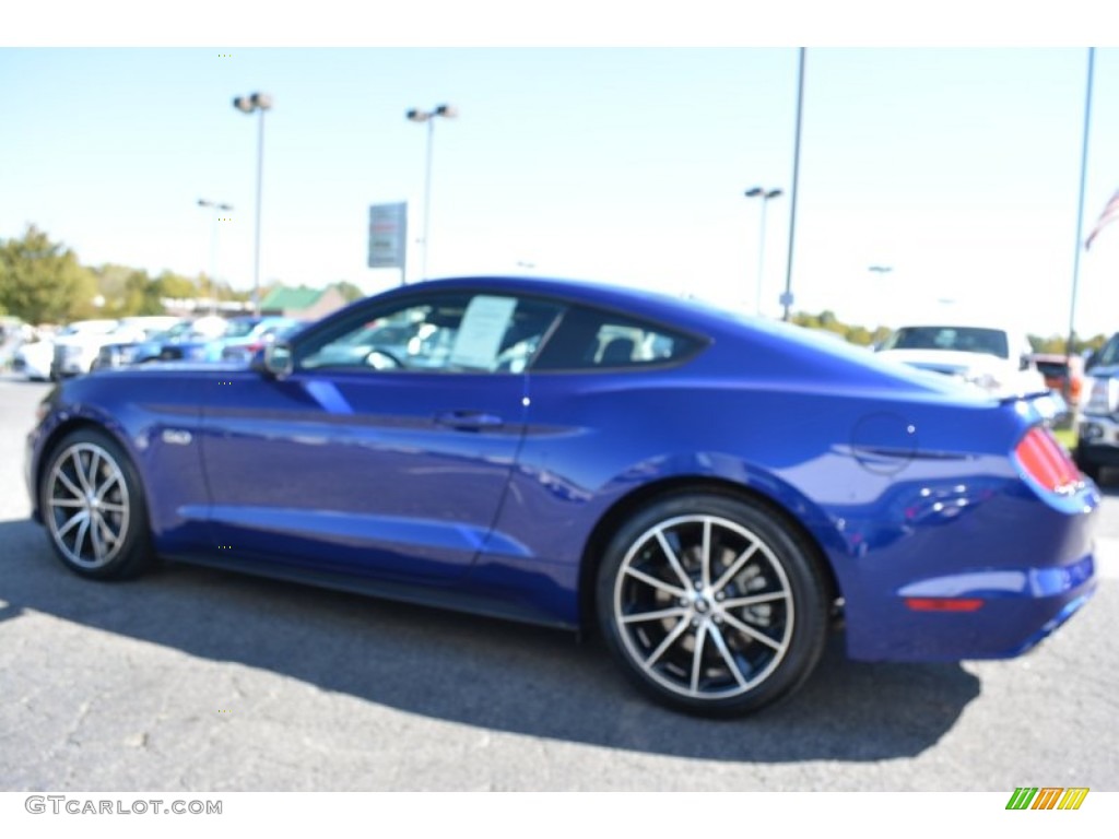 2016 Mustang GT Coupe - Deep Impact Blue Metallic / Ebony photo #18