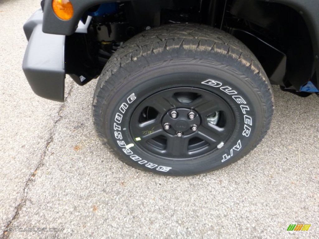 2016 Wrangler Unlimited Sport 4x4 - Hydro Blue Pearl / Black photo #2