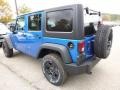 2016 Hydro Blue Pearl Jeep Wrangler Unlimited Sport 4x4  photo #4