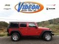 2016 Firecracker Red Jeep Wrangler Unlimited Sport 4x4  photo #1