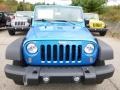 2016 Hydro Blue Pearl Jeep Wrangler Unlimited Sport 4x4  photo #12