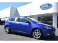 Performance Blue 2015 Ford Focus SE Hatchback