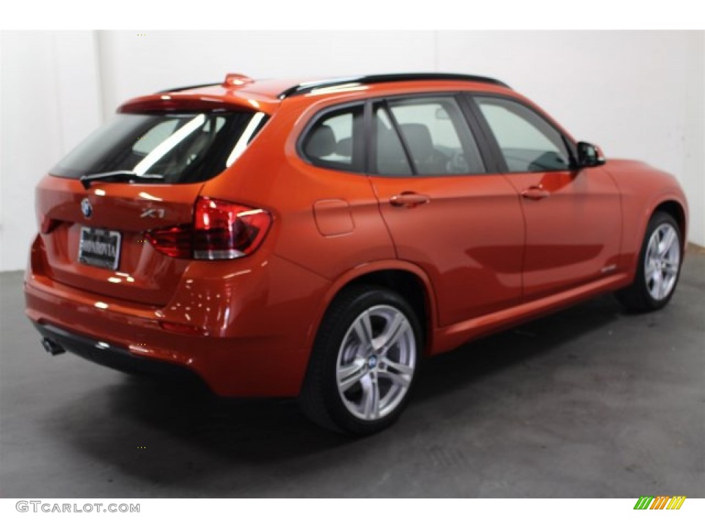 2015 X1 sDrive28i - Valencia Orange / Black photo #4