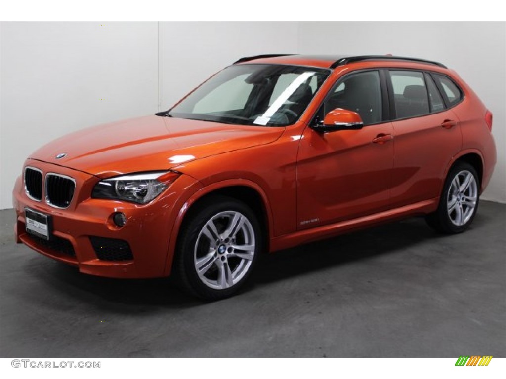2015 X1 sDrive28i - Valencia Orange / Black photo #5