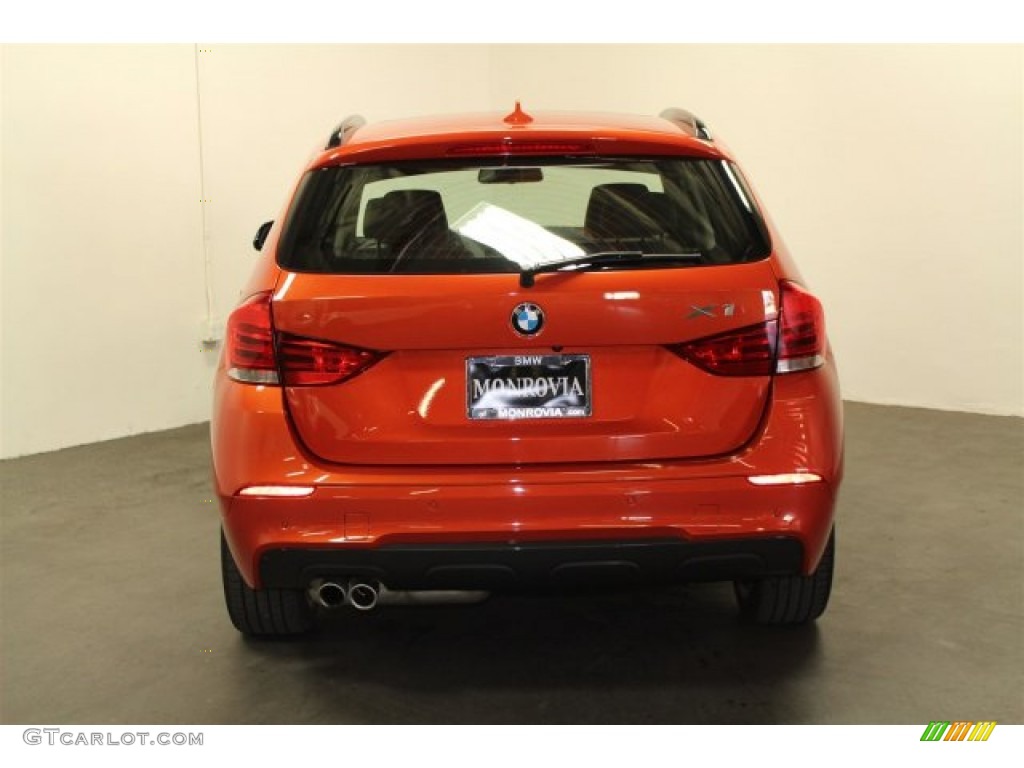 2015 X1 sDrive28i - Valencia Orange / Black photo #8