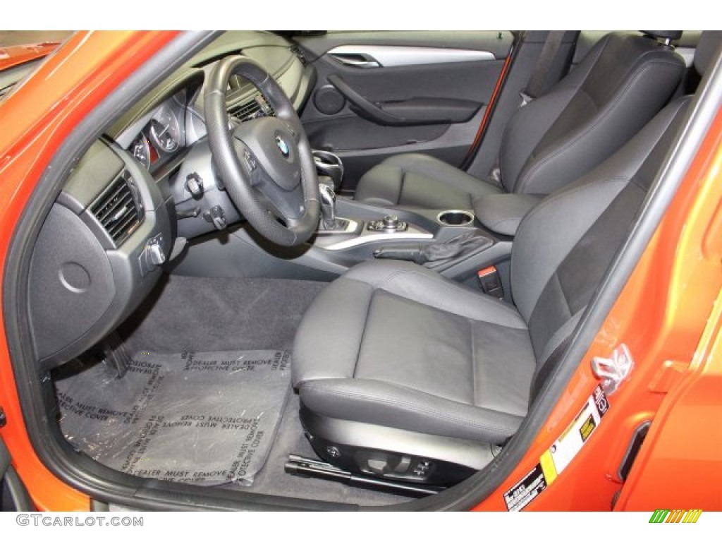 2015 X1 sDrive28i - Valencia Orange / Black photo #13