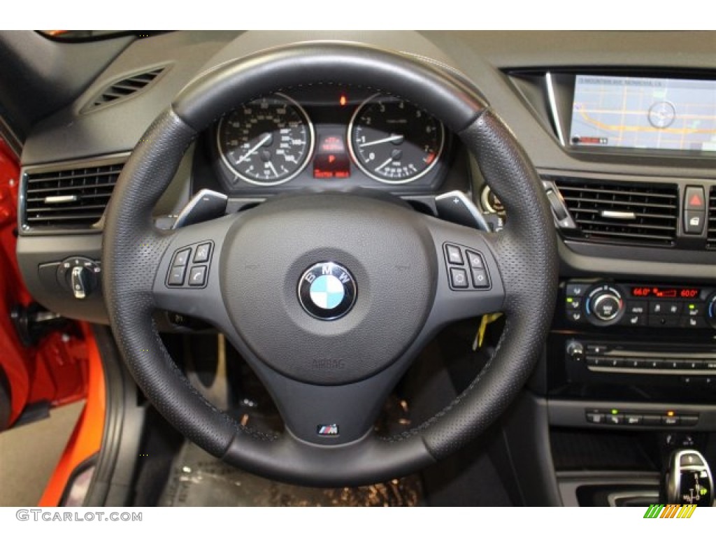 2015 X1 sDrive28i - Valencia Orange / Black photo #25