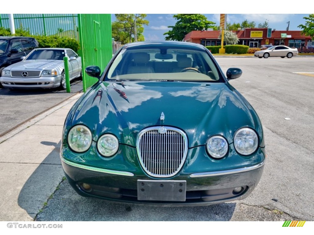 2005 S-Type 3.0 - British Racing Green / Champagne photo #2