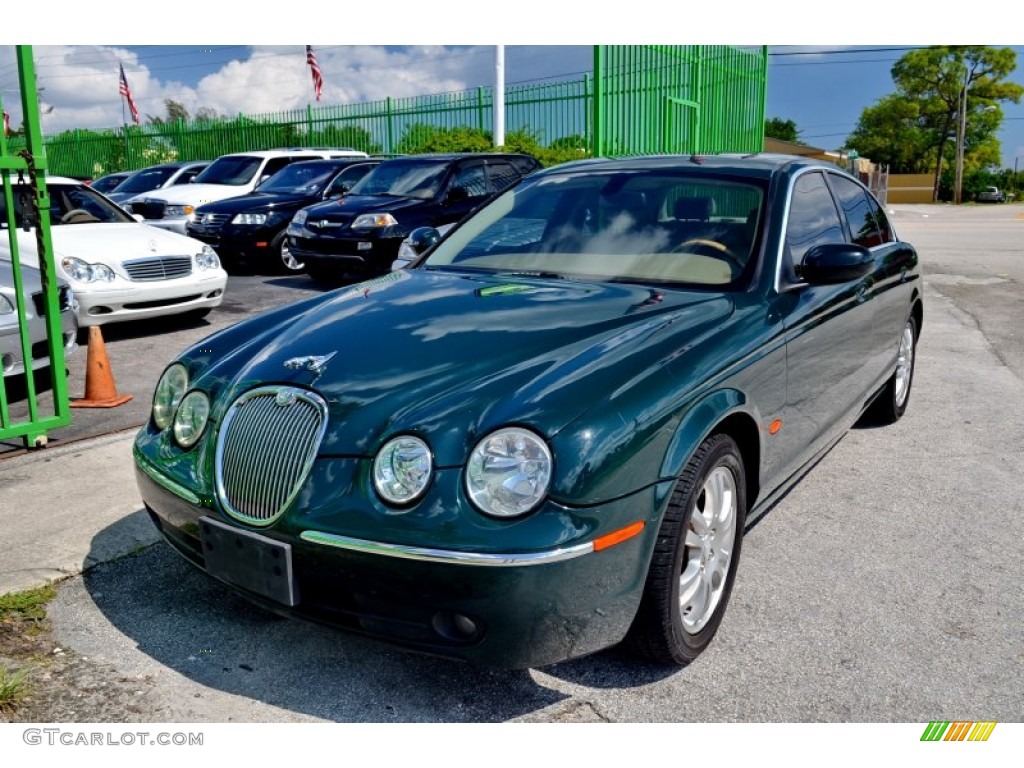 2005 S-Type 3.0 - British Racing Green / Champagne photo #3