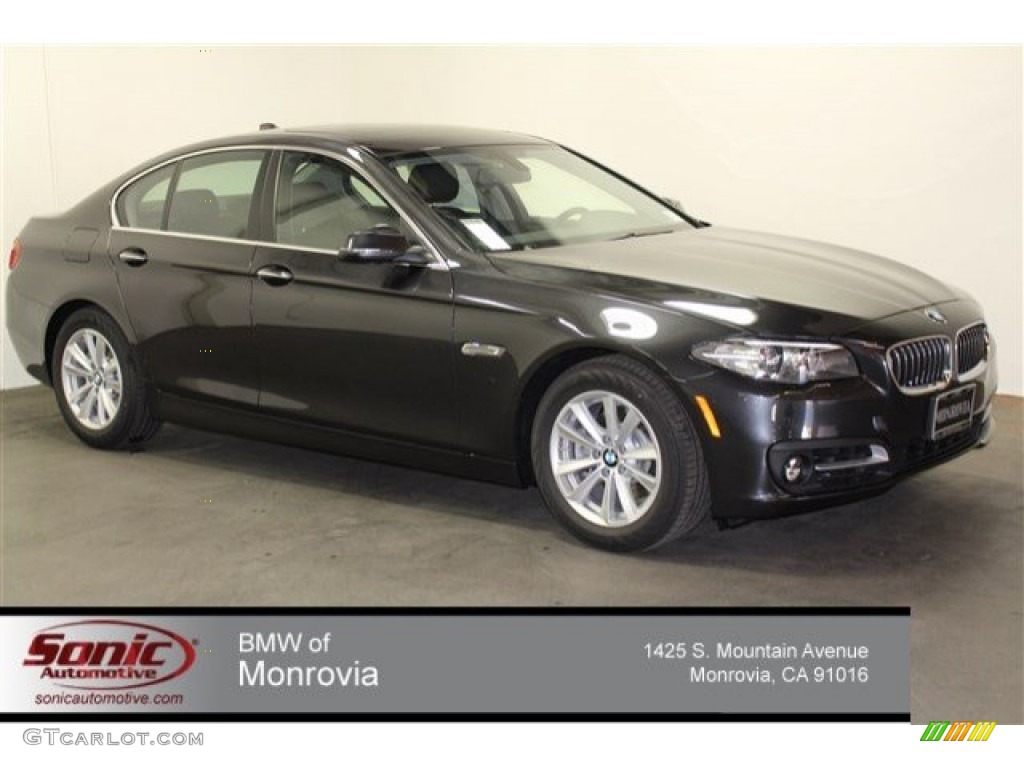 2016 5 Series 528i Sedan - Dark Graphite Metallic / Black photo #1