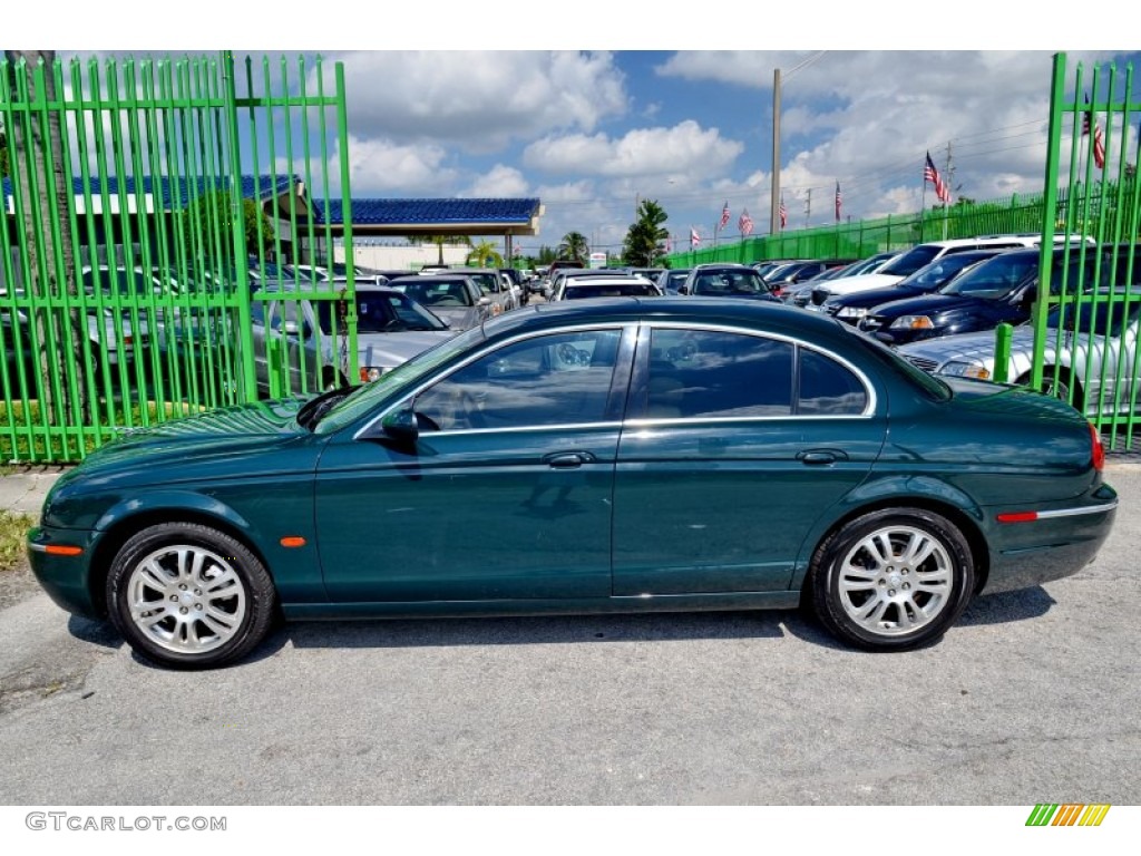 2005 S-Type 3.0 - British Racing Green / Champagne photo #7