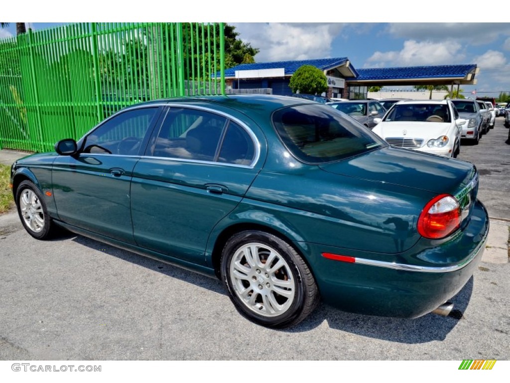 2005 S-Type 3.0 - British Racing Green / Champagne photo #8