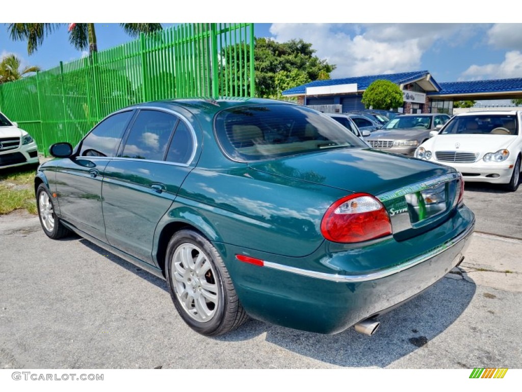 2005 S-Type 3.0 - British Racing Green / Champagne photo #9