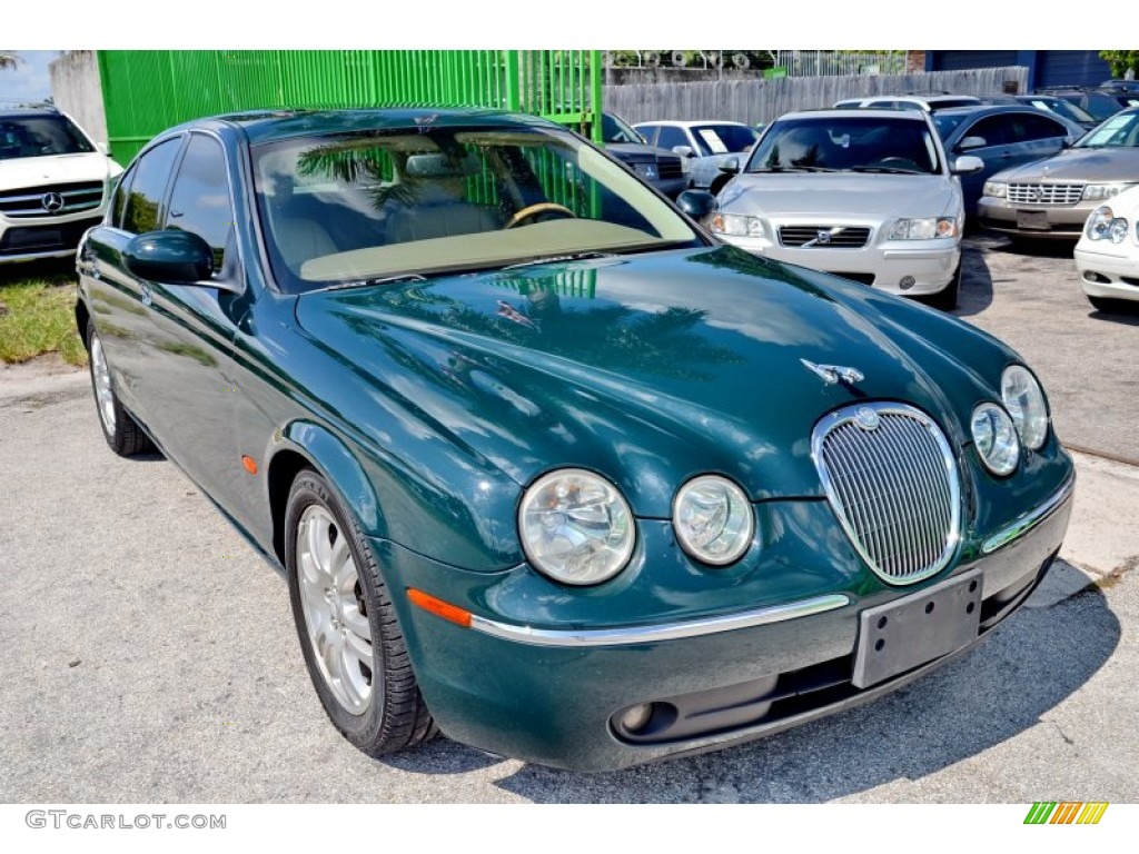 2005 S-Type 3.0 - British Racing Green / Champagne photo #24