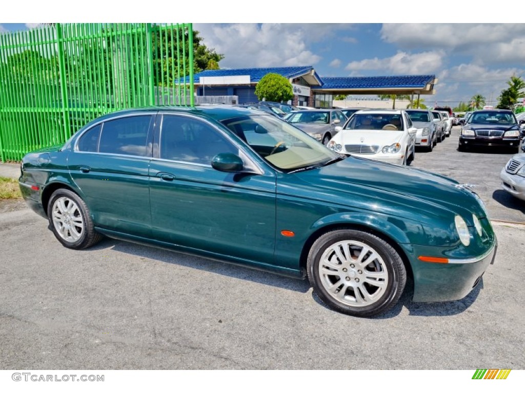 2005 S-Type 3.0 - British Racing Green / Champagne photo #26
