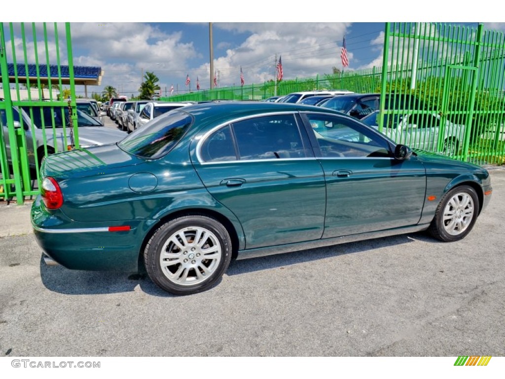 2005 S-Type 3.0 - British Racing Green / Champagne photo #29