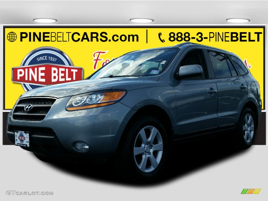 2009 Santa Fe SE - Platinum Sage / Gray photo #1