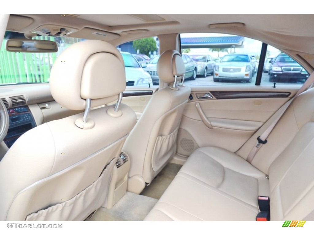 2003 C 240 Sedan - Alabaster White / Java photo #14