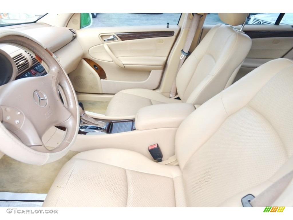 2003 C 240 Sedan - Alabaster White / Java photo #19