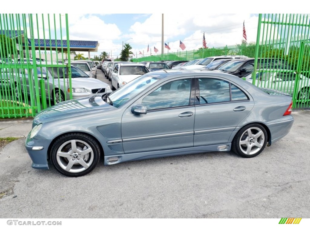 2004 C 230 Kompressor Sedan - Granite Grey Metallic / Charcoal photo #6