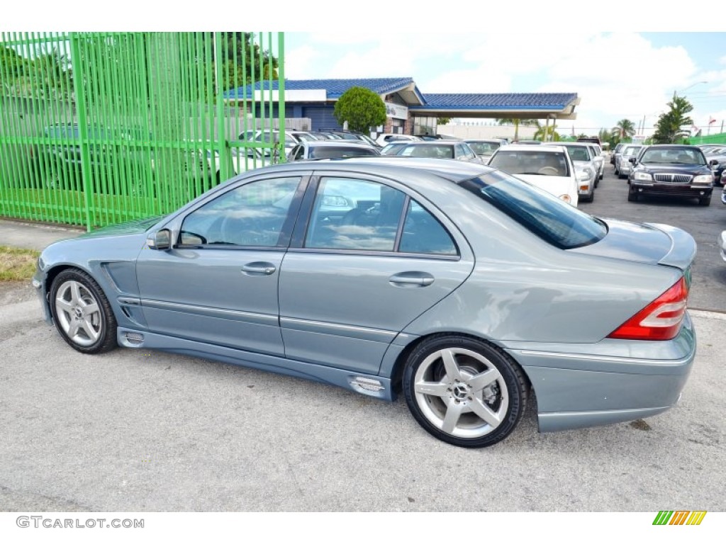 2004 C 230 Kompressor Sedan - Granite Grey Metallic / Charcoal photo #8