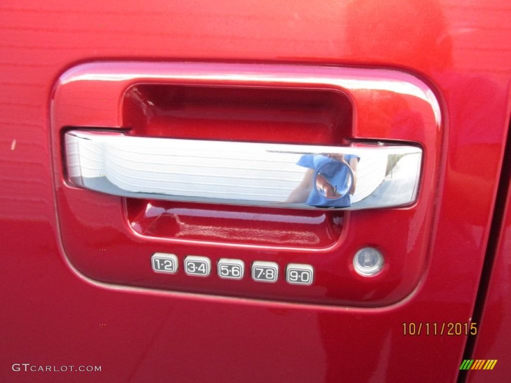 2013 F150 XL SuperCrew 4x4 - Ruby Red Metallic / Steel Gray photo #32