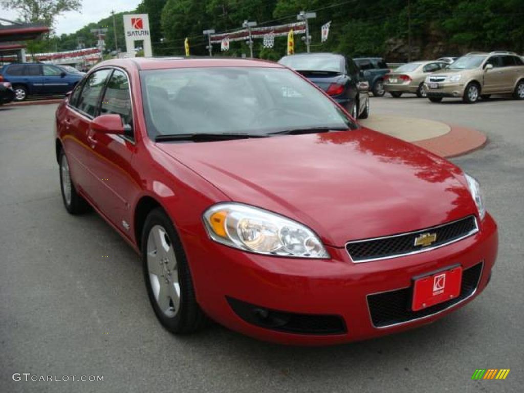 2008 Impala SS - Precision Red / Gray photo #5