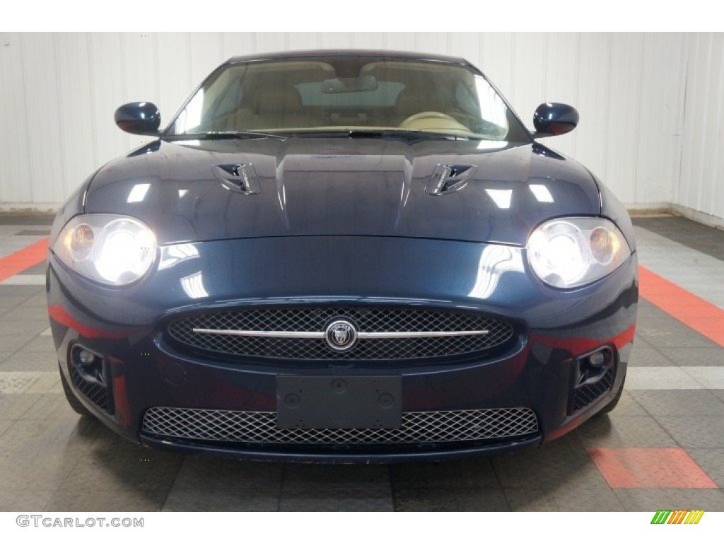 2008 XK XKR Coupe - Indigo Metallic / Ivory/Slate photo #4