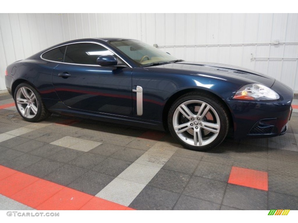2008 XK XKR Coupe - Indigo Metallic / Ivory/Slate photo #6