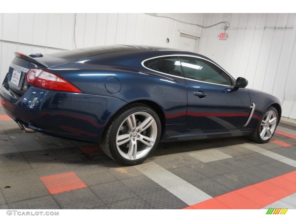 2008 XK XKR Coupe - Indigo Metallic / Ivory/Slate photo #7